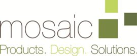 Logo for Mosaic: Products, Design, Solutions company.