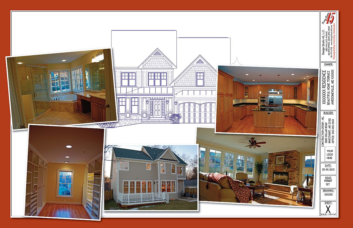 Collage showcasing a cozy, well-lit home interior and exterior design.